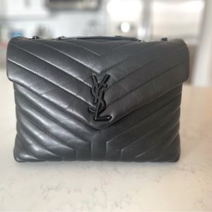 Saint Laurent LouLou Matelasse Calfskin Shoulder Bag